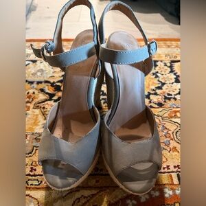 Seychelles Women's Platform Woven Sandal Heels- 9